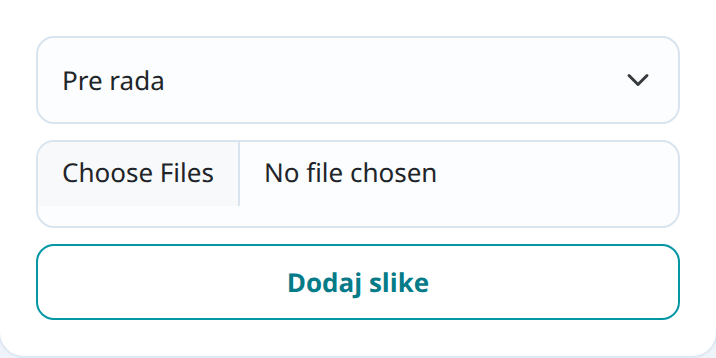 Dodavanje fotografija pre i posle rada