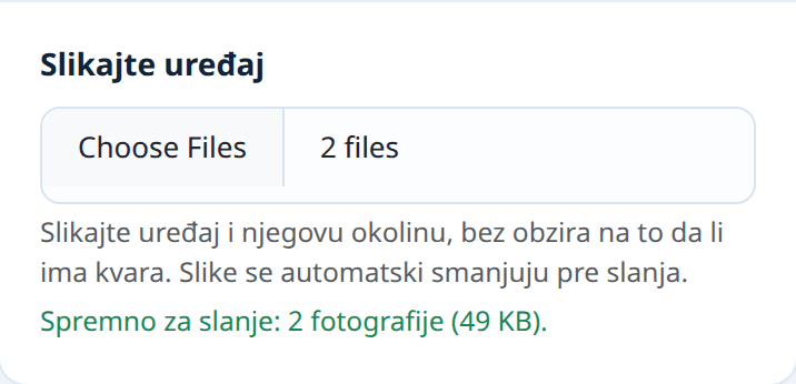 Dodavanje slika uređaja